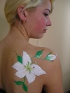 Blumen, body art