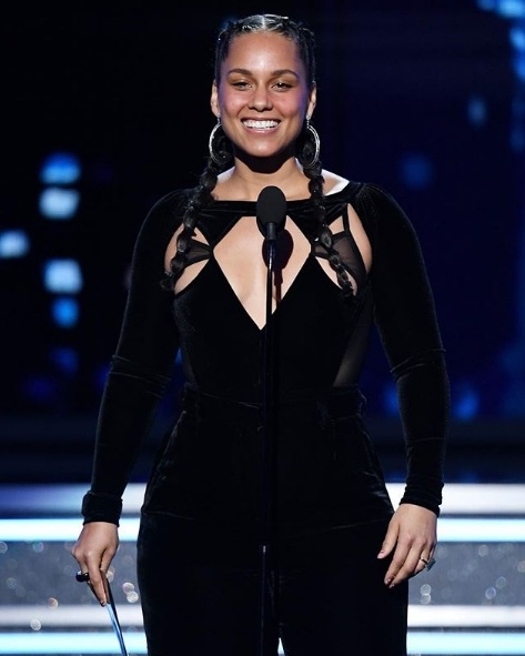 Alicia Keys at Grammys