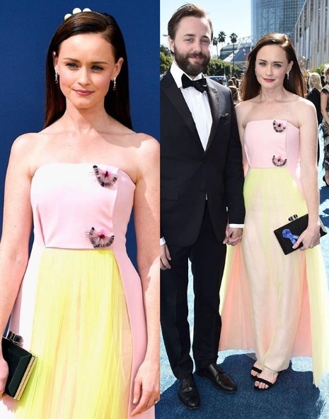 Alexis Bledel in Delpozo mit Vincent Kartheiser