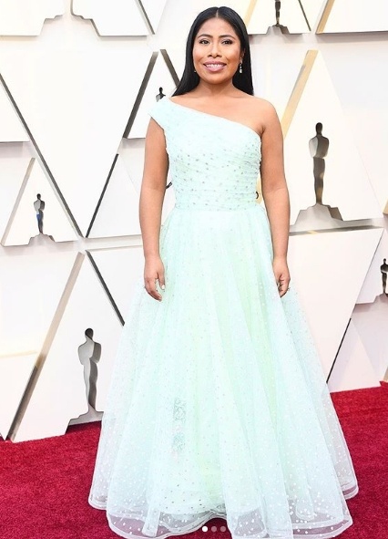 Yalitza Aparicio in Rodarte