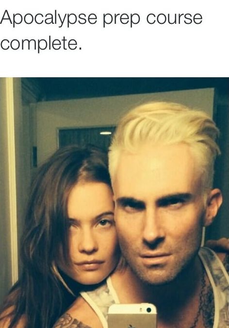 Ist Adam Levine blond sexy?